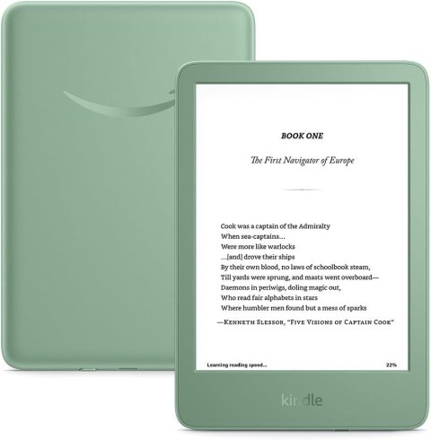 Ebook New Kindle (11th Generation) - 2024 release 6" glare-free 16GB Wi-Fi (Ad-supported) Matcha Ebook New Kindle (11th Generation) - 2024 release 6" glare-free 16GB Wi-Fi (Ad-supported) Matcha