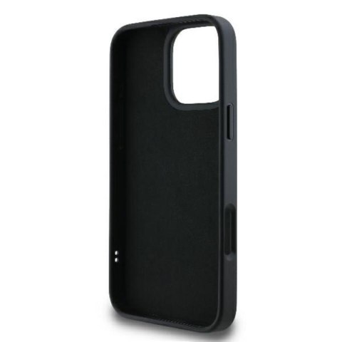 Karl Lagerfeld 3D Rubber Bicolor Signature - Etui iPhone 16 Pro (czarny) Karl Lagerfeld 3D Rubber Bicolor Signature - Etui iPhone 16 Pro (czarny)