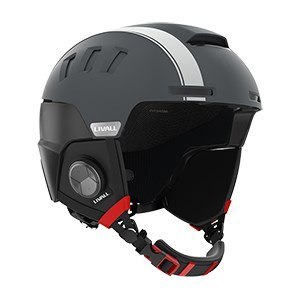 Kask narciarski Bluetooth 54-58cm Intercom/SOS szar Kask narciarski Bluetooth 54-58cm Intercom/SOS szar