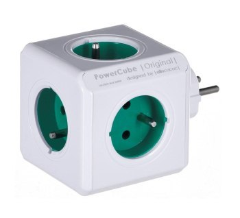 Przedłużacz allocacoc PowerCube Original 2100GN/FRORPC (kolor zielony) Przedłużacz allocacoc PowerCube Original 2100GN/FRORPC (kolor zielony)