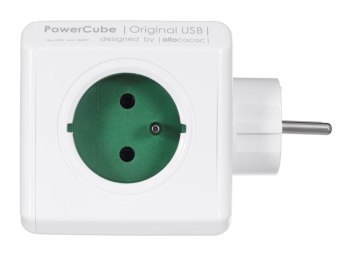 Przedłużacz allocacoc PowerCube Original 2202GN/FROUPC (kolor zielony) Przedłużacz allocacoc PowerCube Original 2202GN/FROUPC (kolor zielony)