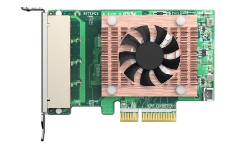 Qnap QXG-2G4T-I225, 4x 2.5GbE, PCIe Gen2 x1, Low-profile Qnap QXG-2G4T-I225, 4x 2.5GbE, PCIe Gen2 x1, Low-profile
