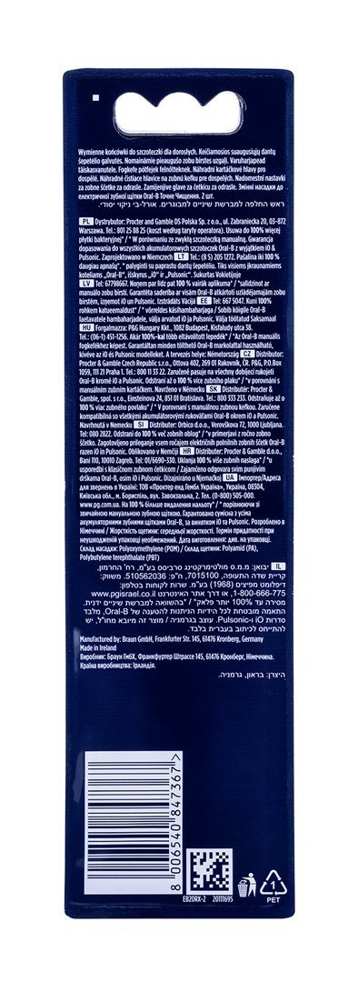 Braun Końcówki Oral-B EB20RX Precision Clean 2szt Braun Końcówki Oral-B EB20RX Precision Clean 2szt