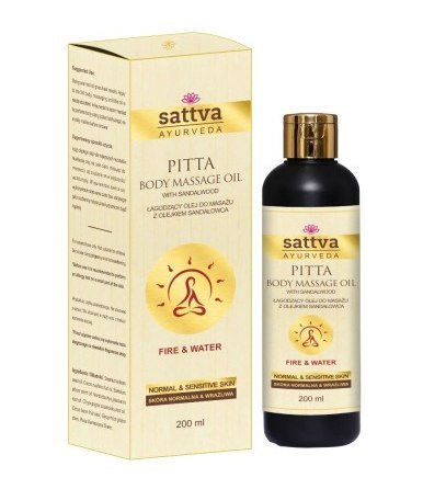 OLEJ DO MASAŻU ŁAGODZĄCY Z OLEJKIEM SANDAŁOWCA 200 ml - SATTVA (AYURVEDA) OLEJ DO MASAŻU ŁAGODZĄCY Z OLEJKIEM SANDAŁOWCA 200 ml - SATTVA (AYURVEDA)