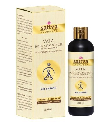OLEJ DO MASAŻU RELAKSUJĄCY Z ASHWAGANDHĄ 200 ml - SATTVA (AYURVEDA) OLEJ DO MASAŻU RELAKSUJĄCY Z ASHWAGANDHĄ 200 ml - SATTVA (AYURVEDA)