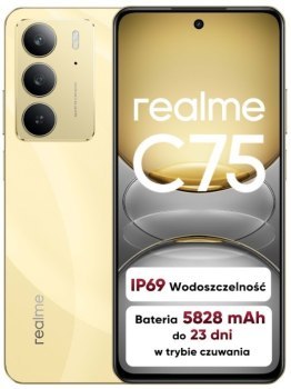 Smartfon realme C75 8/256GB Lightning Gold Smartfon realme C75 8/256GB Lightning Gold