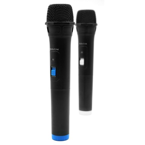 SQUEAK ZESTAW MIKROFONÓW DO KARAOKE VOCALDUO 2,4G SQ1007 SQUEAK ZESTAW MIKROFONÓW DO KARAOKE VOCALDUO 2,4G SQ1007