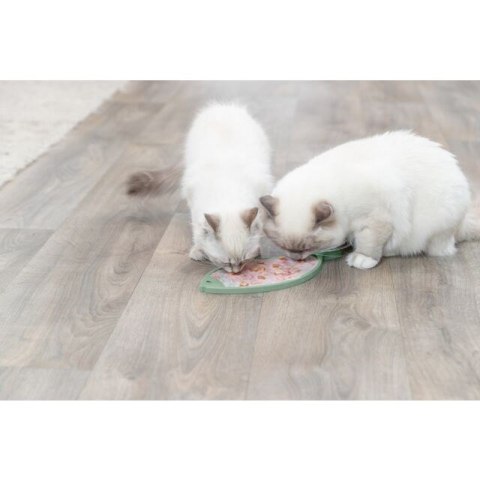 Taca na przysmaki Lick'n'Snack, dla kota, w kształcie ryby, petrol, silikon, 28 cm, Taca na przysmaki Lick'n'Snack, dla kota, w kształcie ryby, petrol, silikon, 28 cm,