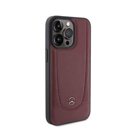 Mercedes Leather Urban Line - Etui iPhone 15 Pro Max (czerwony) Mercedes Leather Urban Line - Etui iPhone 15 Pro Max (czerwony)