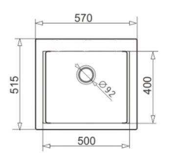 Zlewozmywak granitowy PYRAMIS SIROS 57X51,5 1B czarny 070084901 zlew jednokomorowy (czarny nakrapiany) Zlewozmywak granitowy PYRAMIS SIROS 57X51,5 1B czarny 070084901 zlew jednokomorowy (czarny nakrapiany)