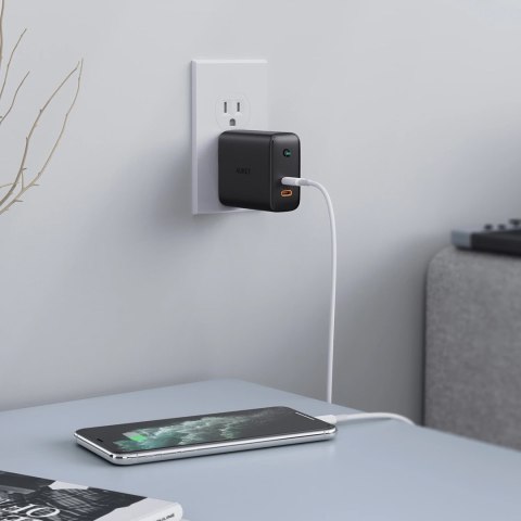 AUKEY PA-D2 ŁADOWARKA SIECIOWA 36W 2XUSB-C PD AUKEY PA-D2 ŁADOWARKA SIECIOWA 36W 2XUSB-C PD