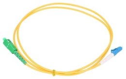Extralink SC/APC-LC/UPC | Jednomodowy, Simplex, G657A, 3mm, 2m