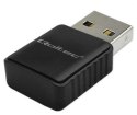 Karta sieciowa - Qoltec 56988 Bezprzewodowy Ultra szybki DUAL mini WiFi adapter 2 x 2dBi |Standard AC | USB 3.0 | 1300Mbps