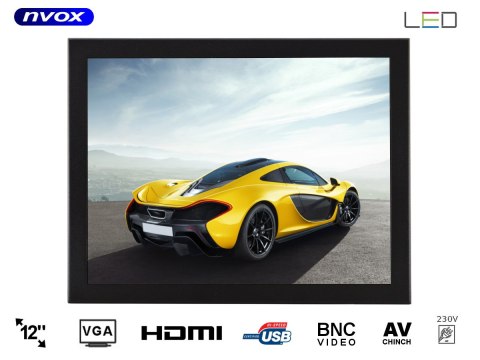 Monitor open frame led 12cali vga hdmi usb 12v 230v Monitor open frame led 12cali vga hdmi usb 12v 230v