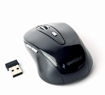 Mysz GEMBIRD MUSW-6B-01 (optyczna; 1600 DPI; kolor czarny) Mysz GEMBIRD MUSW-6B-01 (optyczna; 1600 DPI; kolor czarny)