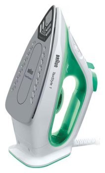 Żelazko - Braun TexStyle 1 SI 1040.GR biało-zielony Żelazko - Braun TexStyle 1 SI 1040.GR biało-zielony