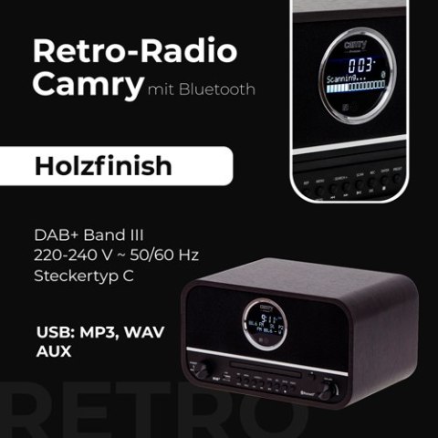 CR 1182 Retro radio z bluetooth CR 1182 Retro radio z bluetooth