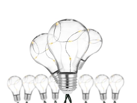 Girlanda ogrodowa solarna TRACER 50 LED 10 żarówek Girlanda ogrodowa solarna TRACER 50 LED 10 żarówek