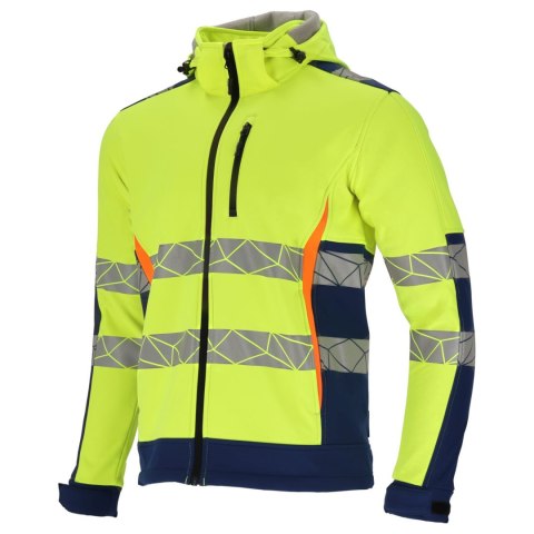 Kurtka softshell ostrzegawcza żółto-nieb., "s", ce, lahti Kurtka softshell ostrzegawcza żółto-nieb., "s", ce, lahti