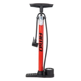 Pompka ręczna metalowa z manometrem mini pu08 amio-04343