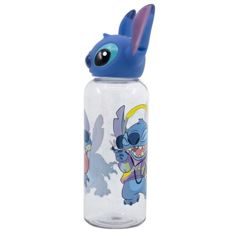 Disney Stitch - Butelka 560 ml z zakrętką 3D z kolekcji Flowers Disney Stitch - Butelka 560 ml z zakrętką 3D z kolekcji Flowers