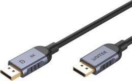 Unitek kabel DisplayPort 1.4 8k 60hz, 4k 240hz, HDR, HDCP 2.3, DSC 1.2, 1m