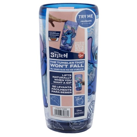 Disney Stitch - Nieprzewracalny kubek Dropsafe z podwójnymi ściankami z kolekcji Ohana 625 ml Disney Stitch - Nieprzewracalny kubek Dropsafe z podwójnymi ściankami z kolekcji Ohana 625 ml