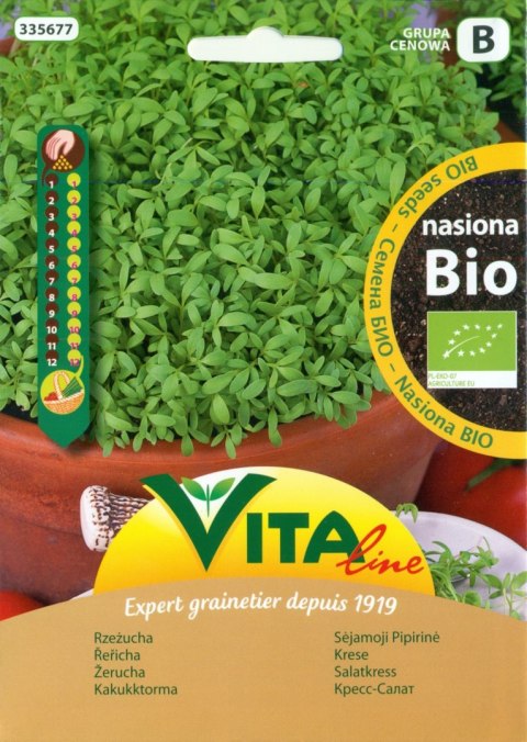 NASIONA RZEŻUCHY BIO NA KIEŁKI 4 g - VITA LINE (77594CIN0EP) (PRODUKT SEZONOWY) NASIONA RZEŻUCHY BIO NA KIEŁKI 4 g - VITA LINE (77594CIN0EP) (PRODUKT SEZONOWY)