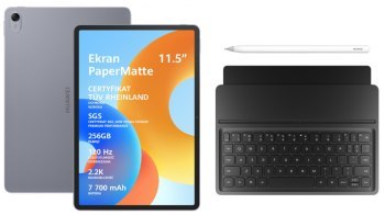 Tablet Huawei MatePad 11,5'' PaperMatte 8/256GB WiFi 2 Gen + klawiatura + rysik Tablet Huawei MatePad 11,5'' PaperMatte 8/256GB WiFi 2 Gen + klawiatura + rysik