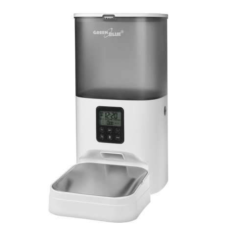 GREENBLUE AUTOMATYCZNY DOZOWNIK / PODAJNIK KARMY DLA ZWIERZĄT, 6L, USB 5V1A GB393 GREENBLUE AUTOMATYCZNY DOZOWNIK / PODAJNIK KARMY DLA ZWIERZĄT, 6L, USB 5V1A GB393