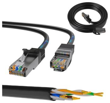 Extralink Kat.5e FTP 0.5m | Miedź Extralink Kat.5e FTP 0.5m | Miedź