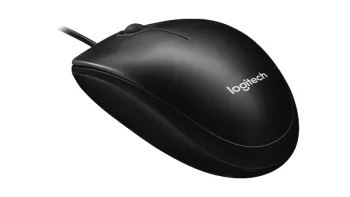 Mysz optyczna Logitech MOUSE M100 czarna 910-006652 Mysz optyczna Logitech MOUSE M100 czarna 910-006652