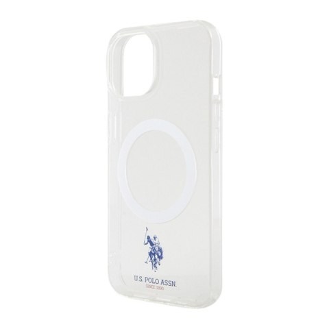 US Polo Assn MagSafe Collection - Etui iPhone 15 (przezroczysty) US Polo Assn MagSafe Collection - Etui iPhone 15 (przezroczysty)
