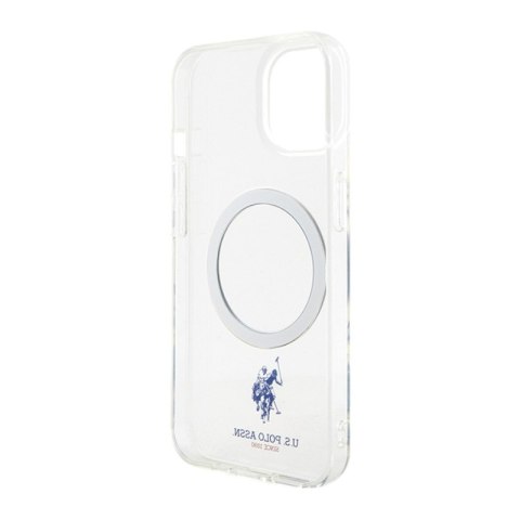US Polo Assn MagSafe Collection - Etui iPhone 15 (przezroczysty) US Polo Assn MagSafe Collection - Etui iPhone 15 (przezroczysty)
