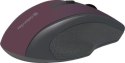 DEFENDER MYSZ BEZPRZEWODOWA ACCURA MM-665 RF BURGUND 1600DPI 6P 52668