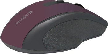 DEFENDER MYSZ BEZPRZEWODOWA ACCURA MM-665 RF BURGUND 1600DPI 6P 52668 DEFENDER MYSZ BEZPRZEWODOWA ACCURA MM-665 RF BURGUND 1600DPI 6P 52668