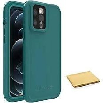 LifeProof Series Waterproof Case for iPhone 12 Pro Max (Ocean Depths/Peacock Blue)