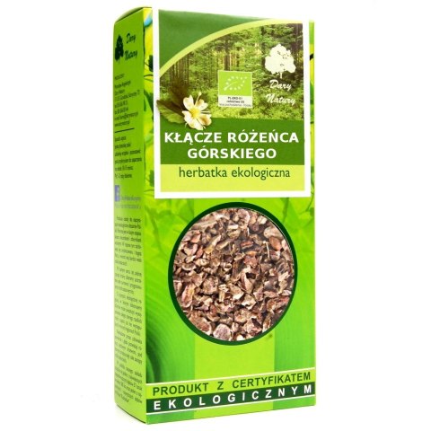 HERBATKA Z RÓŻEŃCA GÓRSKIEGO BIO 50 g - DARY NATURY HERBATKA Z RÓŻEŃCA GÓRSKIEGO BIO 50 g - DARY NATURY