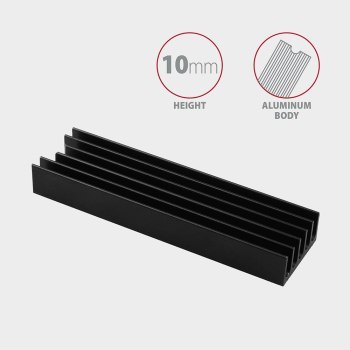 Radiator do dysku M.2 SSD 2280 Axagon CLR-M2L10 Radiator do dysku M.2 SSD 2280 Axagon CLR-M2L10