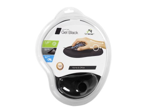 Podkładka pod mysz TRACER gel - czarna Podkładka pod mysz TRACER gel - czarna