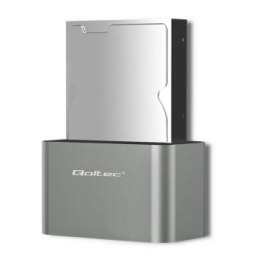 QOLTEC STACJA DOKUJĄCA HDD/SSD | 2.5 /3.5 SATA | USB 3.0
