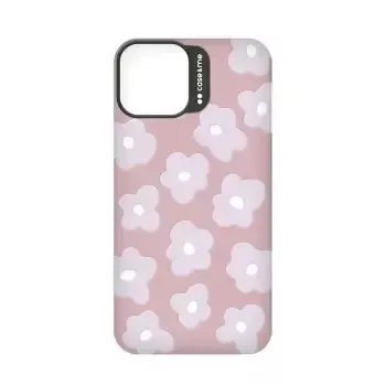 SBS CASEME silicone cover for iPhone 15 - Pink Flowers SBS CASEME silicone cover for iPhone 15 - Pink Flowers