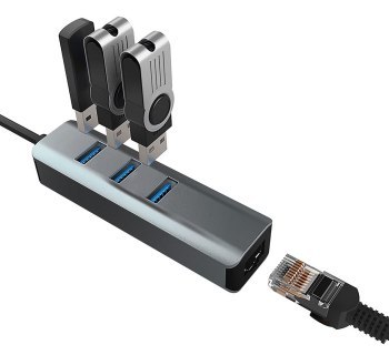 VAKOSS HUB USB 3.0 ETHERNET TC-4502X VAKOSS HUB USB 3.0 ETHERNET TC-4502X