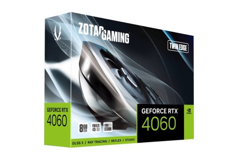 Karta graficzna ZOTAC GAMING GeForce RTX 4060 Twin Edge 8GB GDDR6 Karta graficzna ZOTAC GAMING GeForce RTX 4060 Twin Edge 8GB GDDR6