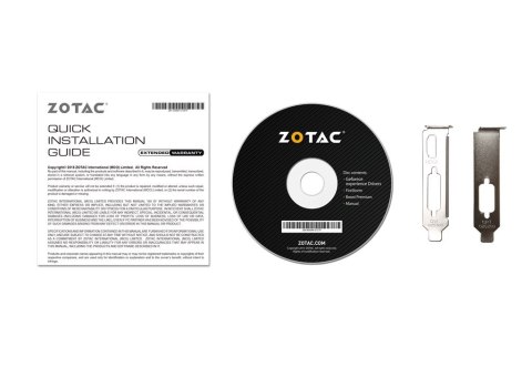 Karta graficzna ZOTAC GeForce GT 710 2GB DDR3 Karta graficzna ZOTAC GeForce GT 710 2GB DDR3
