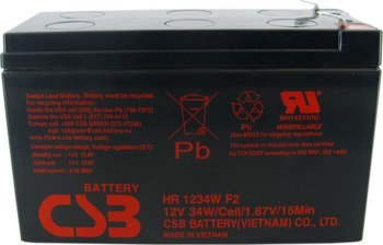 Akumulator żelowy CSB HR1234W F2 12V 9Ah Akumulator żelowy CSB HR1234W F2 12V 9Ah