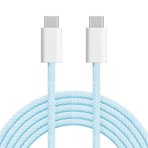 Kabel USB typu C - USB typu C 100 W 1 m niebieski Kruger&Matz Basic Kabel USB typu C - USB typu C 100 W 1 m niebieski Kruger&Matz Basic