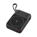 POWER BANK indukcyjny Kruger&Matz 10000 mAh Mag Safe z kablem czarny