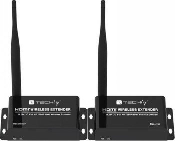 Techly 365634 Bezprzewodowy Extender HDMI Full HD 1080p 60Hz, 5.8GHz, do 50m Techly 365634 Bezprzewodowy Extender HDMI Full HD 1080p 60Hz, 5.8GHz, do 50m