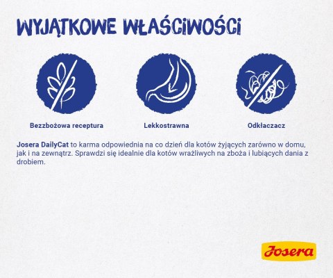 Josera DailyCat - sucha karma dla kotów - 10kg Josera DailyCat - sucha karma dla kotów - 10kg